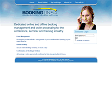 Tablet Screenshot of booking-line.com